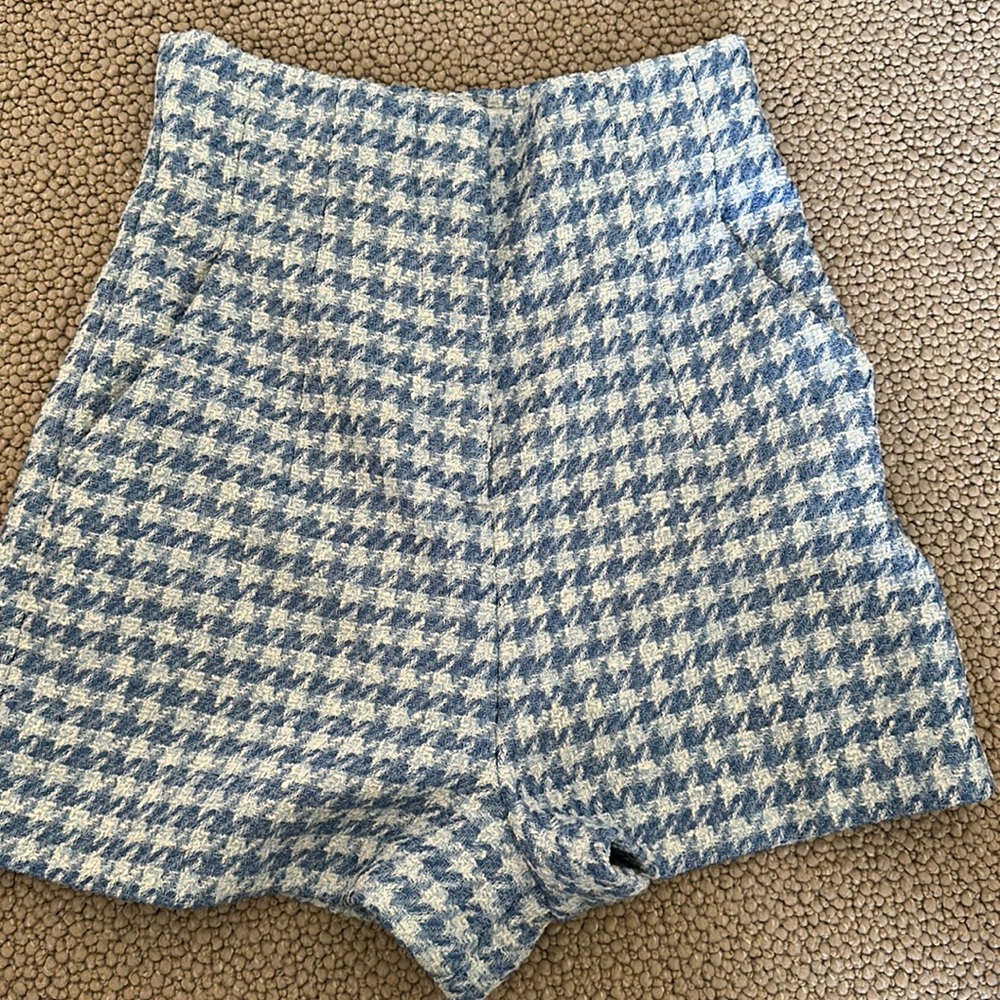 Zara super high waist shorts